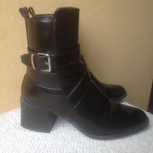 Black Boots with Buckles